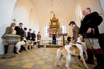 35 - Hounds go to church